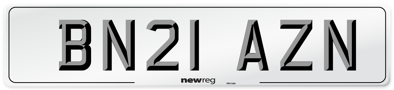 BN21 AZN Number Plate from New Reg